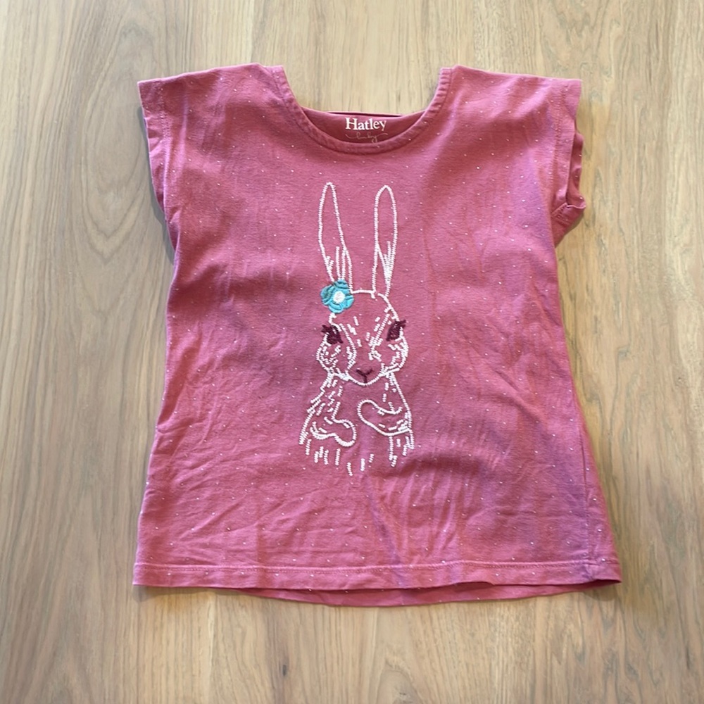 Hatley Silver Dot Bunny Top 🐰